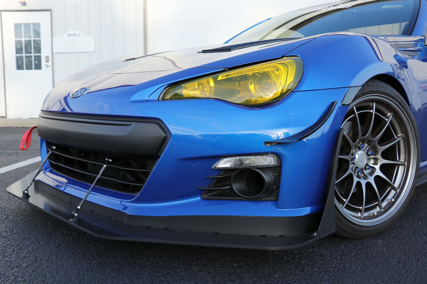 Carbon Polyweave Adjustable Front Splitter - BRZ/FRS/GT86