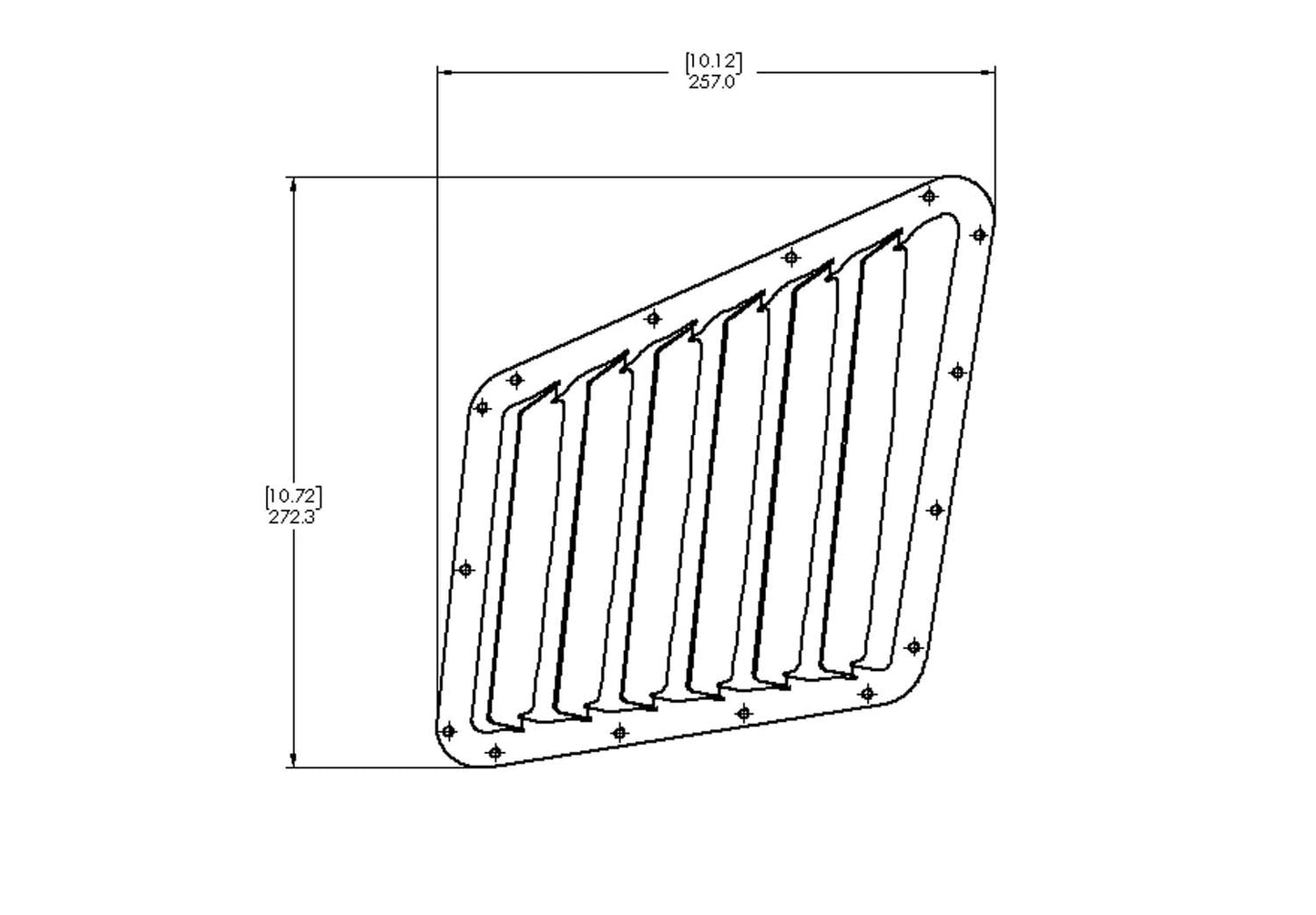 KR2 - Hood Louver Kit