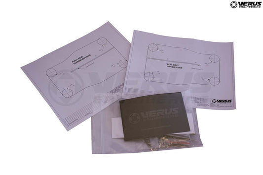 Rear Diffuser Install Kit for Diff Cooler - S550 Ford Mustang Shelby GT350