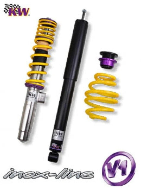 KW 1021000D Coilover Kit INOX V1 AUDI A6 Wagon Type 4G, 4G1; up to 1170kg fa-load