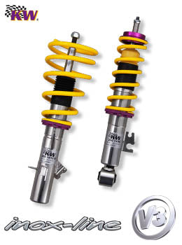 KW 3521000D Coilover Kit INOX V3 AUDI A6 Wagon Type 4G, 4G1, up to 1170kg fa-load